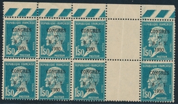 ** N°265 - Bloc De 8 Et Interpanneau (pli) - Les T. - TB - Unused Stamps