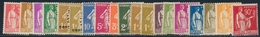 ** N°277A/89 - TB - Unused Stamps