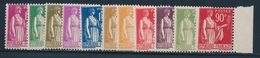 ** N°280/89 - PAIX - TB - Unused Stamps