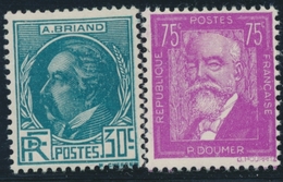 ** N°291/3 - TB - Unused Stamps