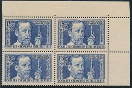 ** N°333 - 1F50 + 0,50 Pasteur - Bloc De 4 - CDF - TB - Unused Stamps