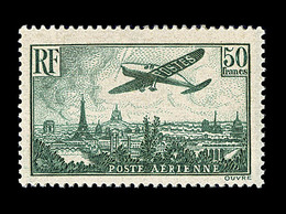 ** N°14a - 50F Vert - BDF Complet - TB - 1927-1959 Mint/hinged