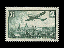 ** N°14b - 50F Vert Foncé - Signé JF Brun - TB - 1927-1959 Neufs