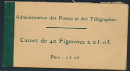 (*) N°111 C1 - Carnet De 40 T. à 5c - Adhérence De La Gomme S/les Feuillets Intercalaires - Other & Unclassified