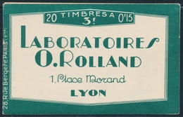 ** N°189 C2 - Couv. Laboratoires O. ROLLAND - TB - Autres & Non Classés