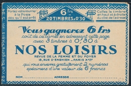 ** N°192 C2 - Gibbs X4 - S94 - Couv. NOS LOISIRS, BON GENIE - Carnet Remonté - Autres & Non Classés