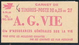 ** N°1263 - Série .03.63 - 0,25 Decaris - Pub AG VIE - TB - Other & Unclassified