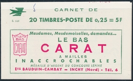** N°1263 - Série S.5.64 - Pub Le Bas CARAT - 0,25c Decaris - TB - Other & Unclassified