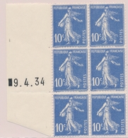 ** N°279 - Bloc De 6 - Daté 9/4/34 - TB - ....-1929