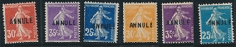 **/* N°140a CI1, 140a CI2, 141 CI1 **, 160 CI1, 142a CI1, 142 CI1 - 6 Val - TB - Cursussen