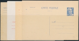 EP (Réf. YVERT/TELLIER) N°719B, 721, 812, 885 CP1 - TB - Letter Cards