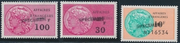 ** AFFAIRES ETRANGERES N°43/44, 46 - 3 Val - Surch. SPECIMEN - TB - Other & Unclassified