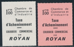 (*) Mau N°27/28 - ROYAN - TB - Autres & Non Classés