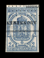 O N°2 - 2c Bleu - TB/SUP - Newspapers