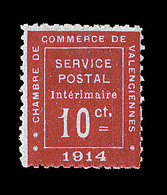 * N°1 - Valenciennes - TB - Guerre (timbres De)