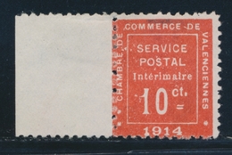 (*) N°1 - Valenciennes - BDF - Signé - TB - Francobolli Di Guerra