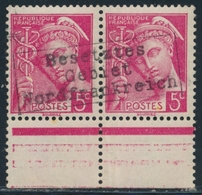 * COUDEKERQUE Mau N°28 - Mercure 5c Rose - TB - War Stamps