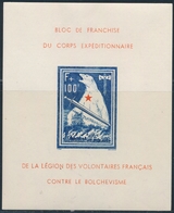 ** LEGION VOLONTAIRE FRANCAISE BF N°1a - ND - Bloc De L'Ours - TB - Guerre (timbres De)