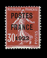 * N°38 - 30c Rouge - Signé Scheller - TB - 1893-1947