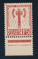 ** N°8 - 1F50 Brun Rouge - BDF - TB - Mint/Hinged