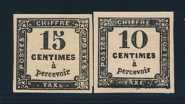 * N°2/3 - 10c Et 15c Noir - TB - 1859-1959 Mint/hinged
