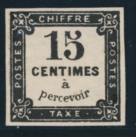 * N°4 - 15c Noir - TB - 1859-1959 Mint/hinged