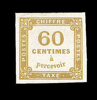 * N°8 - 60c Bistre - Signé Calves - TB - 1859-1959 Neufs