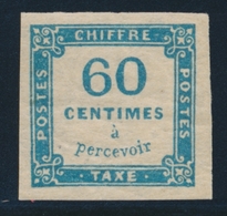 ** N°9 - 60c Bleu - TB/SUP - 1859-1959 Postfris