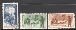 1942  Protection De L'enfance Indigène Yv PA 1-3 **  MNH - Neufs