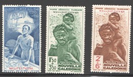 1942  Protection De L'enfance Indigène Yv PA 1-3 *  MH - Unused Stamps