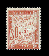 * N°34 - 30c Rouge Orange - TB - 1859-1959 Neufs