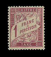 ** N°39 - 1F Rose S/paille - Signé JF Brun - TB - 1859-1959 Neufs