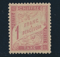 ** N°39 - 1F Rose S/paille - Signé Calves - TB - 1859-1959 Neufs