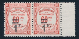 ** N°54 - Paire + Pont - TB - 1859-1959 Postfris