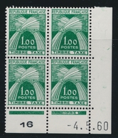 ** N°94 - Bloc De 4 - Daté 4/5/60 - TB - 1859-1959 Postfris