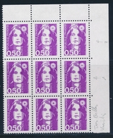 ** N°2619 - Bloc De 9 - CDF - Impression Défectueuse S/qques Ex - TB - Unused Stamps