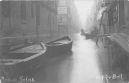 PARIS -INONDATION- RUE DE SEINE-CARTE-PHOTO - Überschwemmung 1910