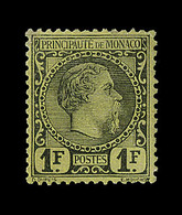 * N°9 - 1F Noir S/jaune - Signé - TB - ...-1885 Préphilatélie