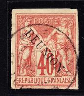 O N°14B - 40c Rouge Orange - Sans Accent - TB - Other & Unclassified