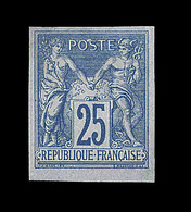 * N°35 - 25c Bleu - Signé Lemaire - TB - Eagle And Crown