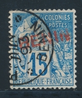 O N°6B - 15c Bleu - Surch. Rouge - TB - Other & Unclassified