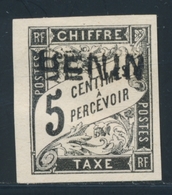 (*) TAXE N°1 - 5c Noir - Signé - TB - Altri & Non Classificati