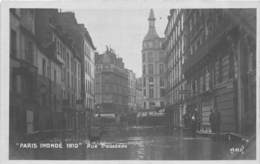 PARIS -INONDATION-RUE TROUSSEAU -CARTE-PHOTO - Überschwemmung 1910