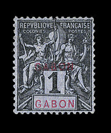 * N°16 - Variété Double GABON - TB - Autres & Non Classés