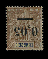 (*) N°59a - 0,05 S/30c - Surch. Renversée - Signé Calves - TB - Other & Unclassified