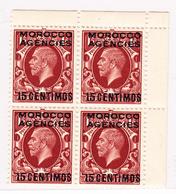 ** BUREAU ANGLAIS N°57 - Bloc De 4 - TB - Spanish Morocco