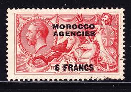 O BUR. ANGLAIS - ZONE FRANCAISE N°11 - 5sh Rouge - TB - Maroc Espagnol