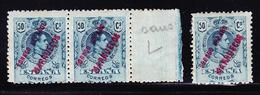 * N°88 X3 Dt 1 Paire - Dt Variété Sans "L" à ESPANOL - TB - Spanish Morocco