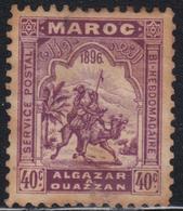 (*) POSTES LOCALES - ALCAZAR à OUEZZAN N°6 - Rousseur - Vide