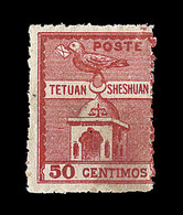 * POSTES LOCALES - TETOUAN à CHECHOUAN N°150 - 50c Rouge - TB - Vide